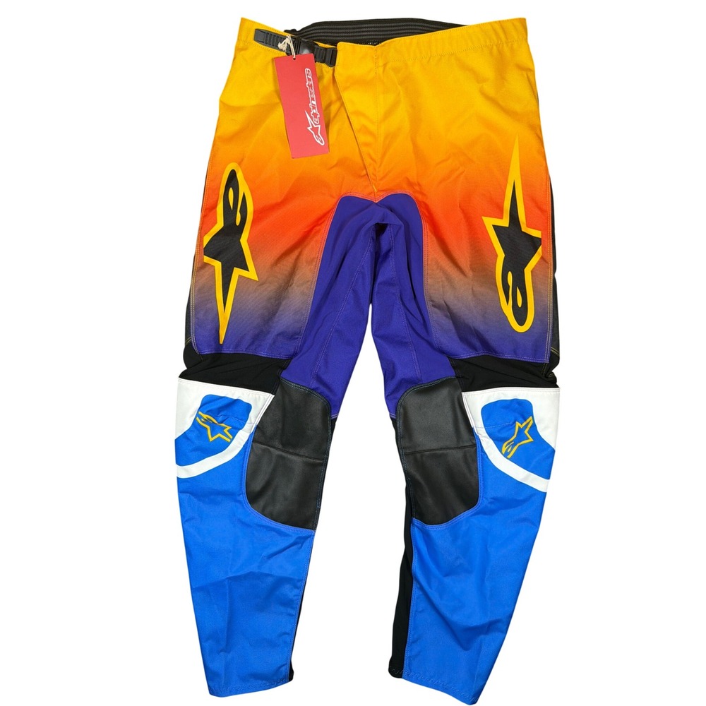 Alpinestars Pants Mens 38 Fluid Wurx Multicolor Gradient Motocross NEW
